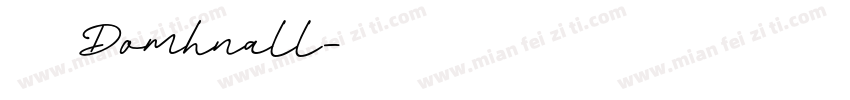 鍾晉宇 Domhnall字体转换